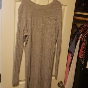 Banana republic cable knit sweater dress